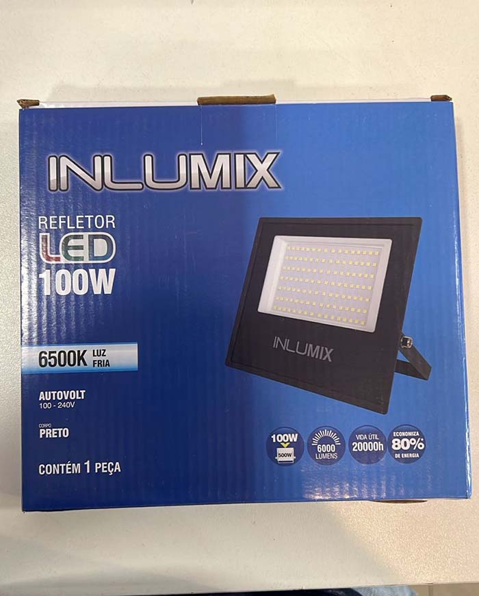 REFLETOR LED 100W 6500K